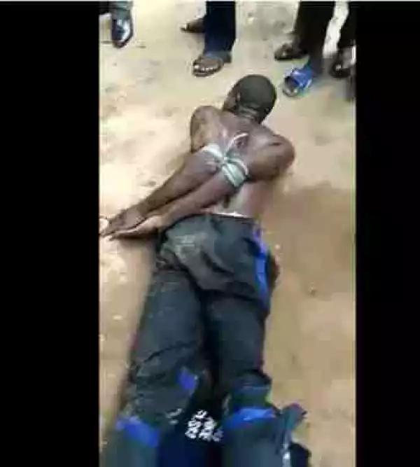 See What Happened To A Man Who Was Caught Wearing Cloth Stolen From A Boutique  